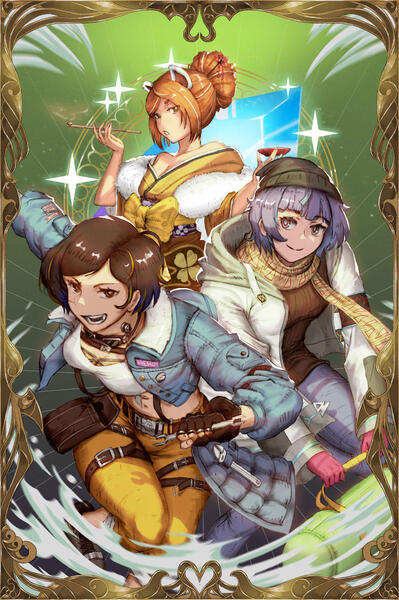 ex. 01 (Full Color, 3 Characters)